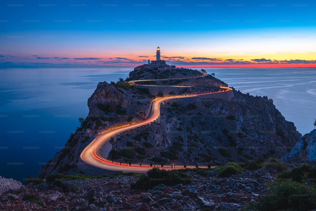 韩国东海岸海上全景_